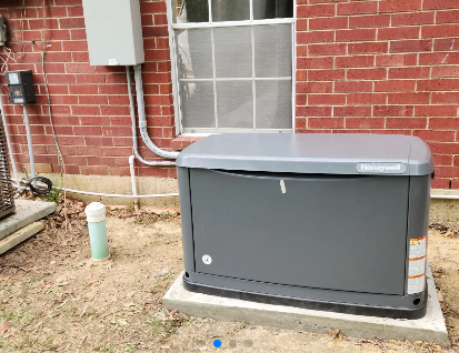 Installed backup generator